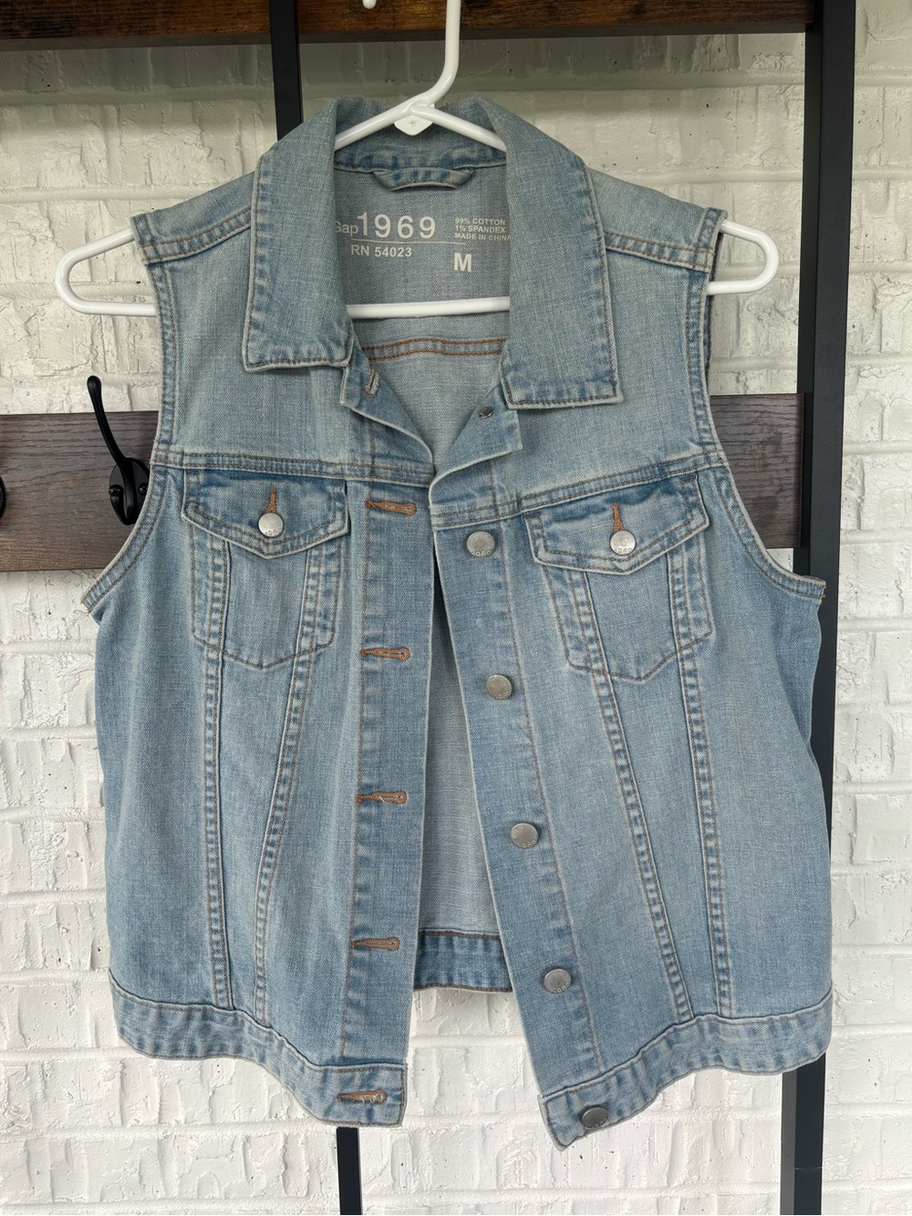 Levi's Light Wash Denim Vest - Women’s